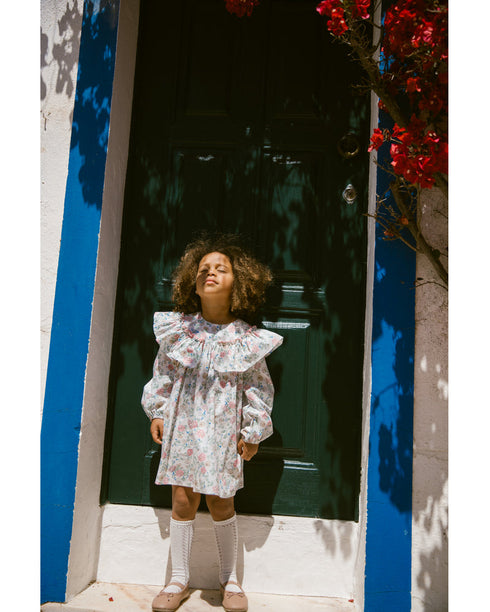 Rochie florala cu guler maxi MarMar Copenhagen